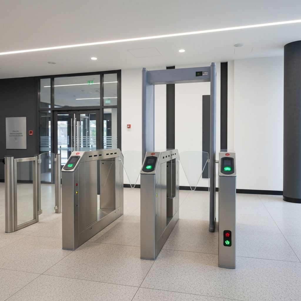 CEIA metal detector at security entrance in St. Louis